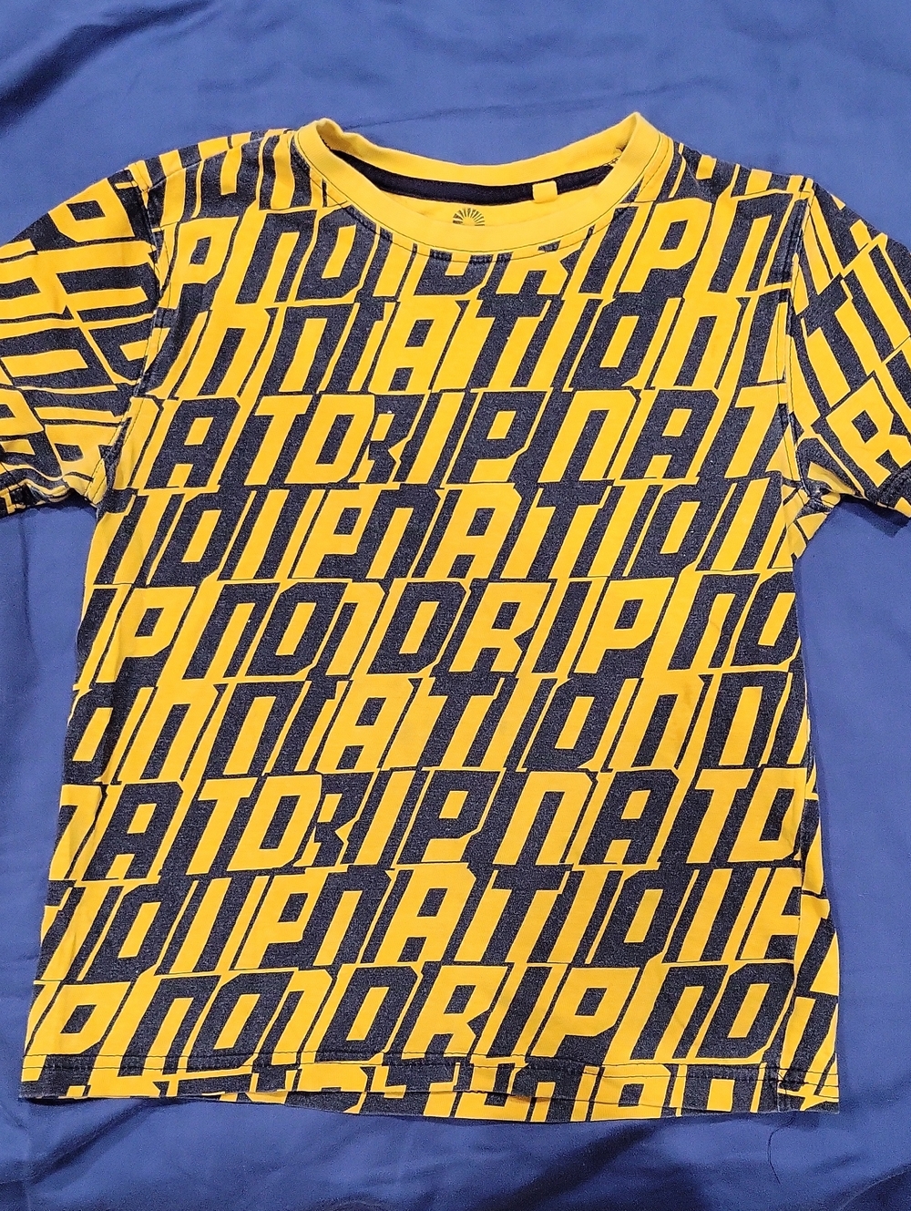 AkaDemics Bold Yellow Graphic Kids Tee